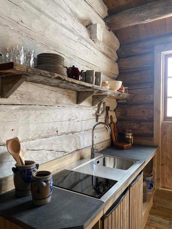 Sauefjoset - Idyllisk Gardstun Fra 1800-Tallet Skjåk 外观 照片